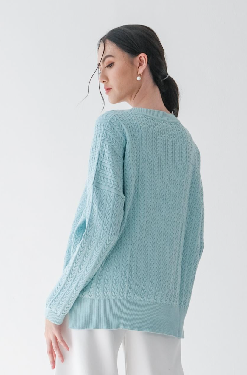 Sabita Knitted Blouse Atasan Wanita
