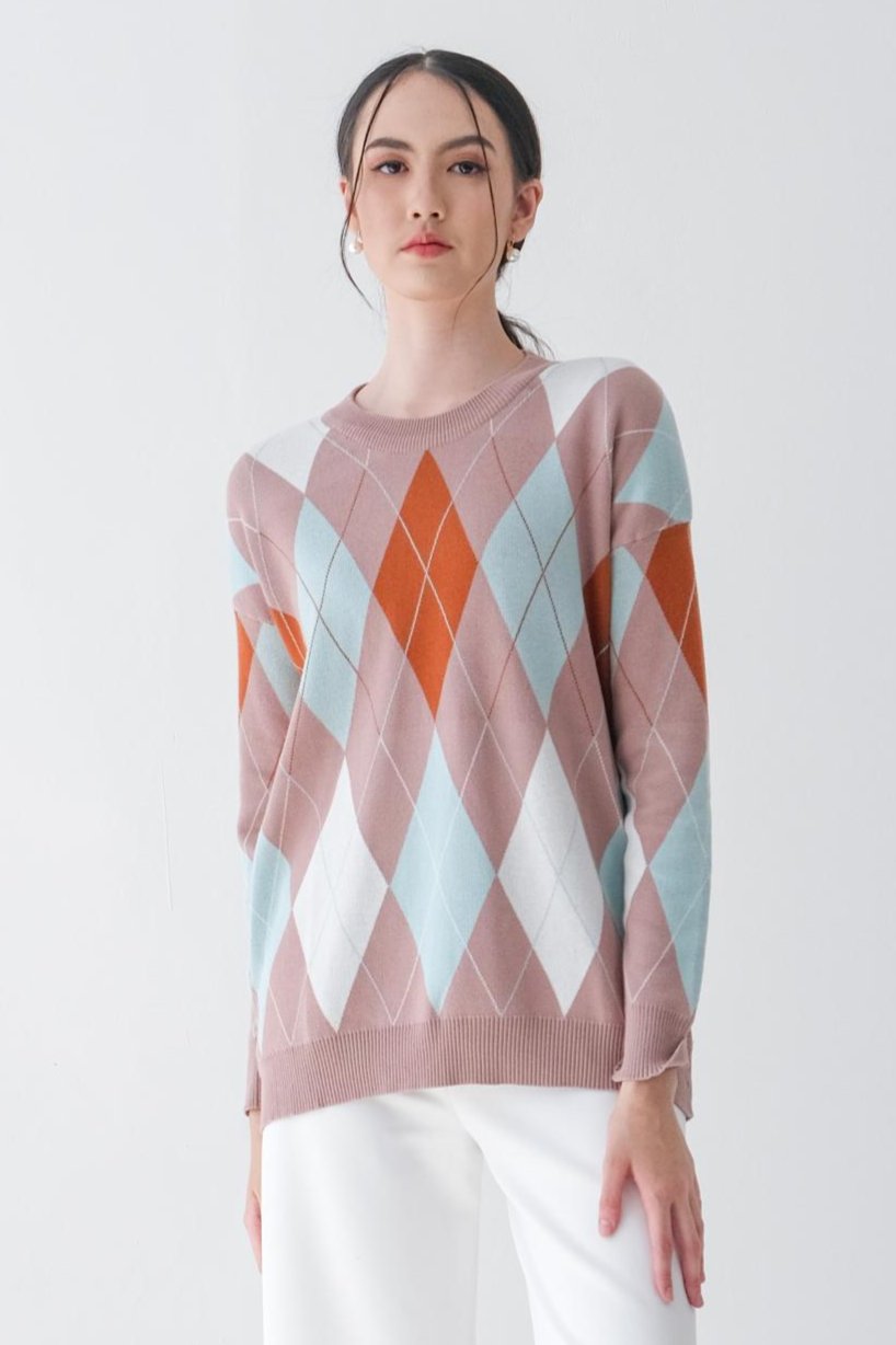 Asiro Brenda Knitted Blouse Atasan Wanita