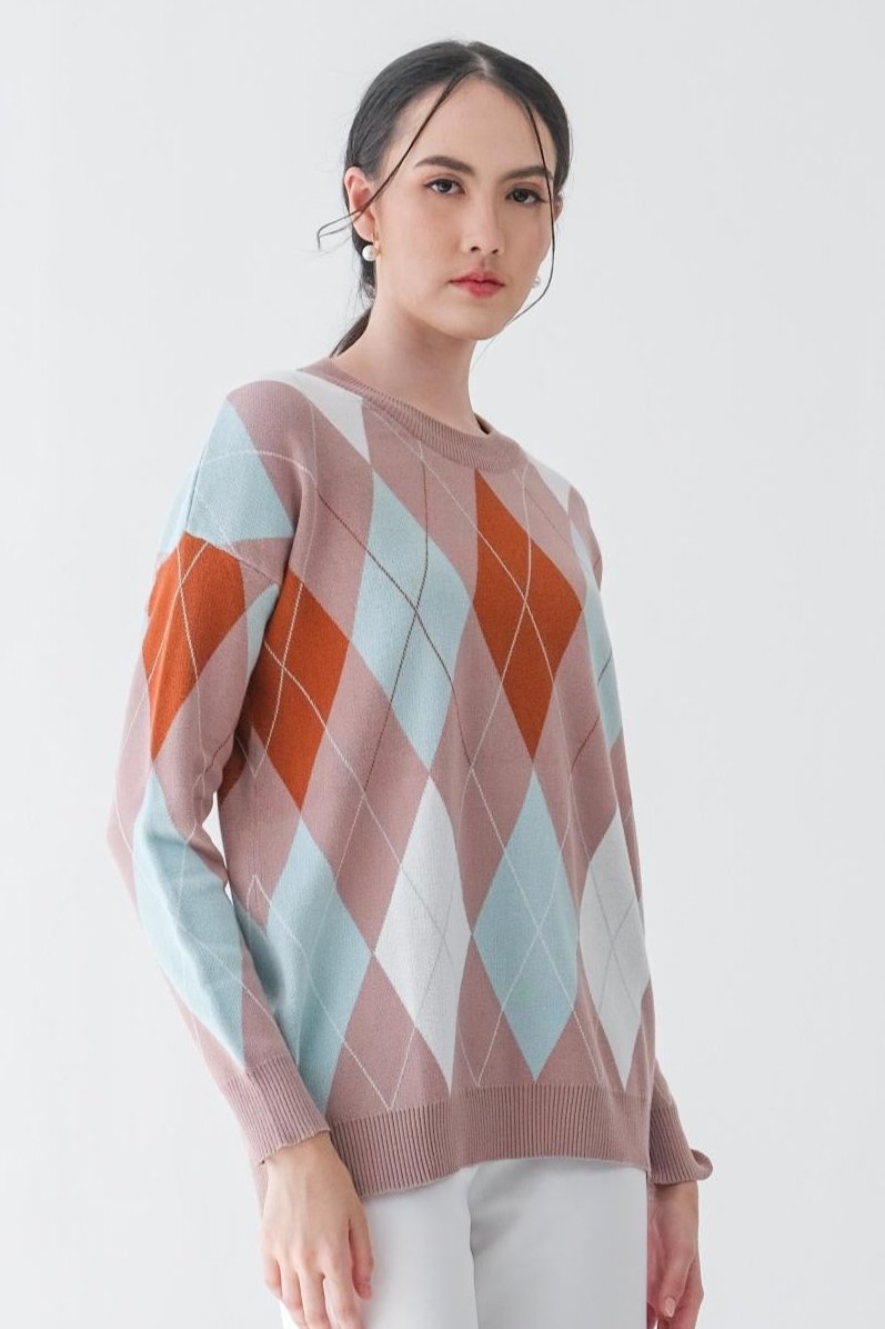 Asiro Brenda Knitted Blouse Atasan Wanita