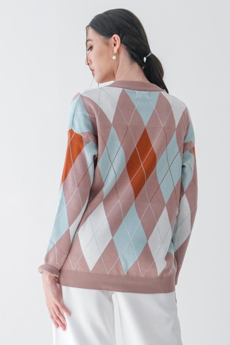 Asiro Brenda Knitted Blouse Atasan Wanita