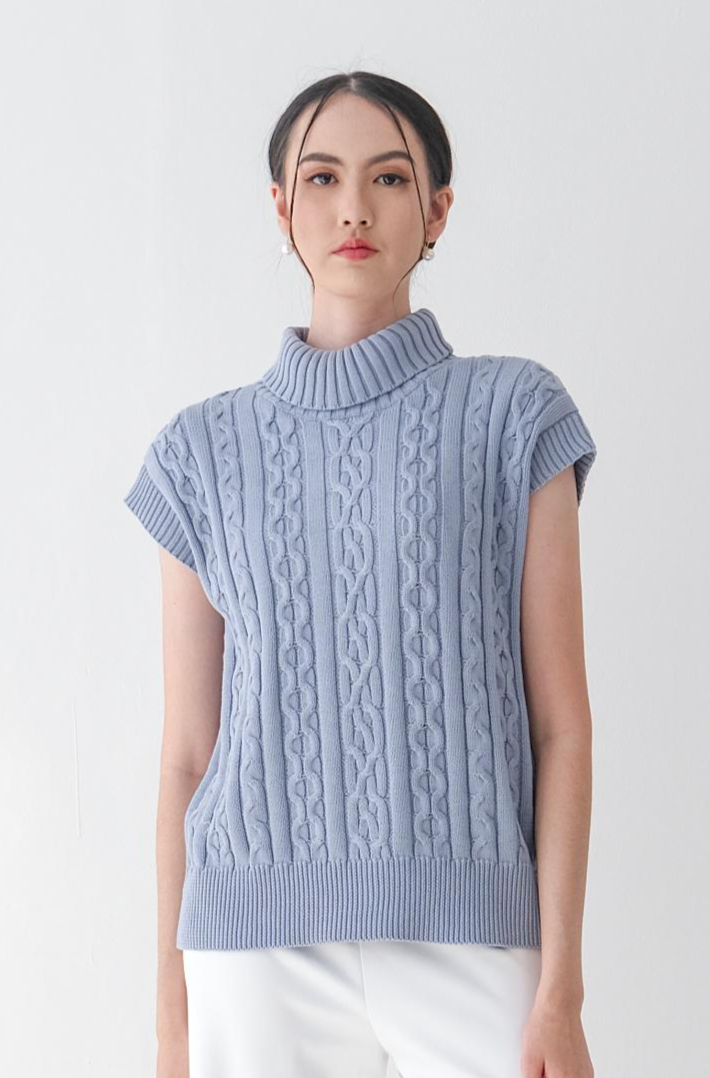 Erka Knitted Blouse Atasan Wanita