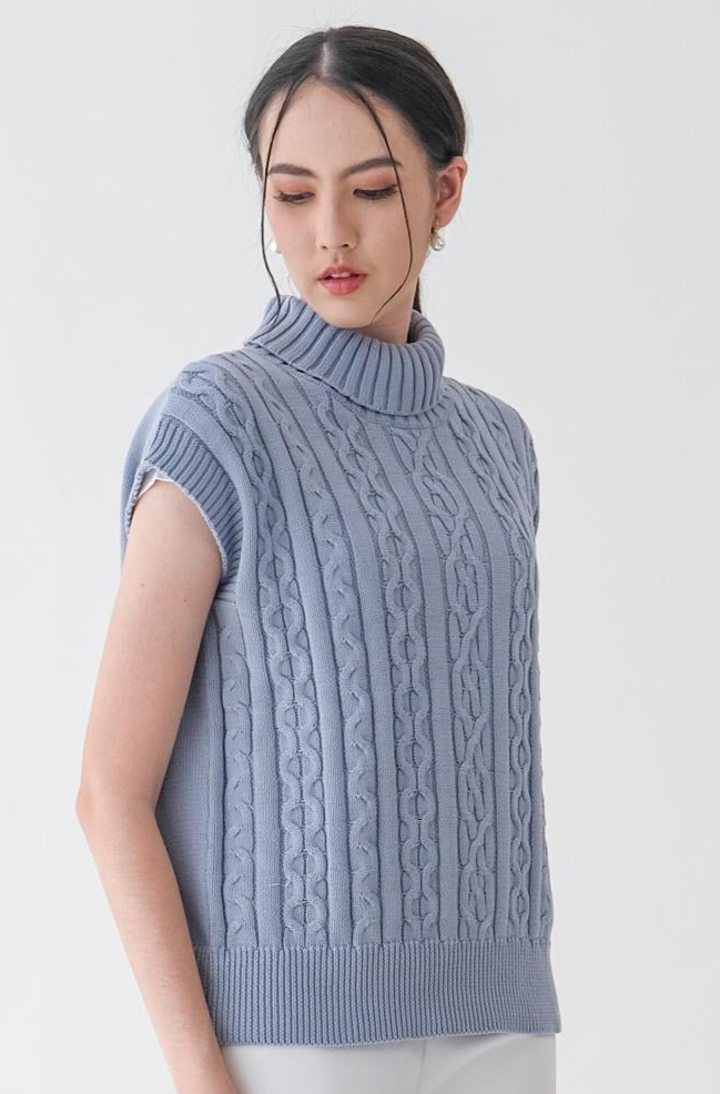 Erka Knitted Blouse Atasan Wanita
