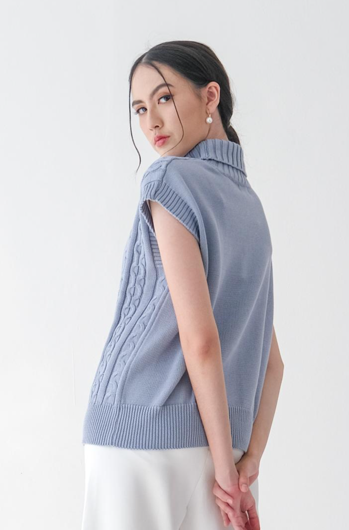 Erka Knitted Blouse Atasan Wanita
