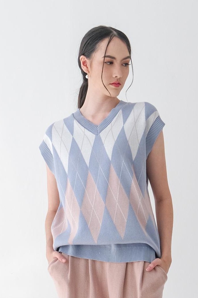 Asiro Yara Knitted Blouse Atasan Wanita