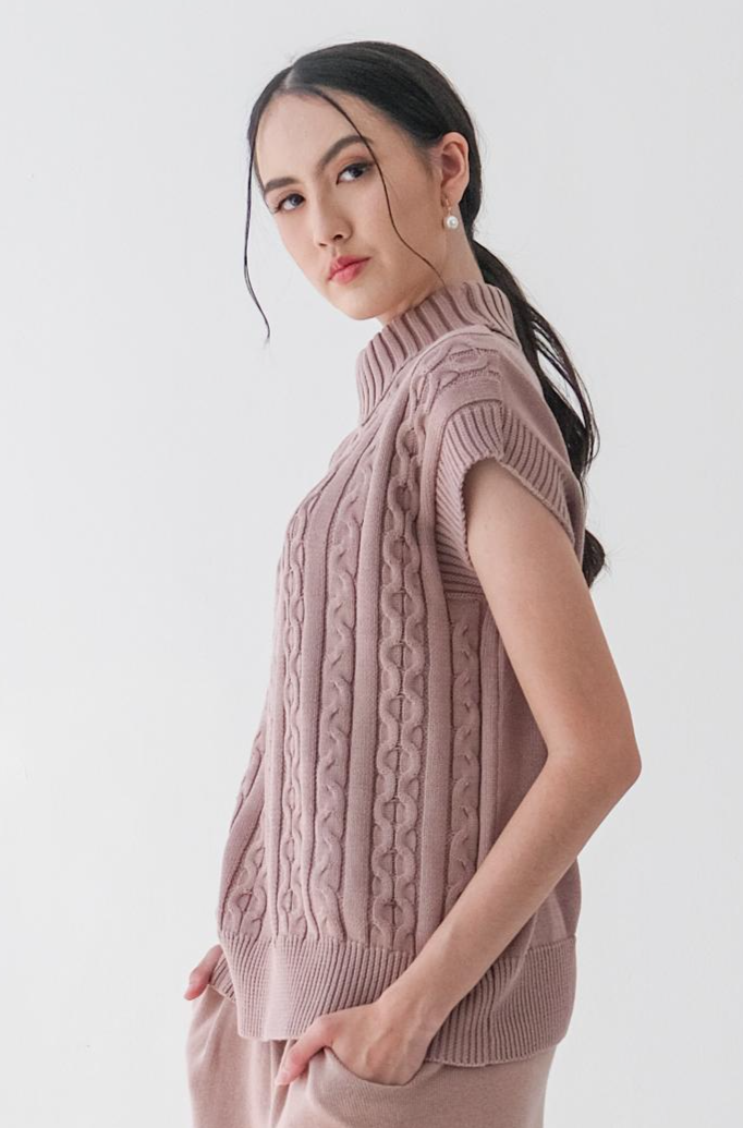 Erka Knitted Blouse Atasan Wanita