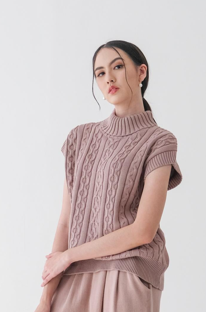 Erka Knitted Blouse Atasan Wanita