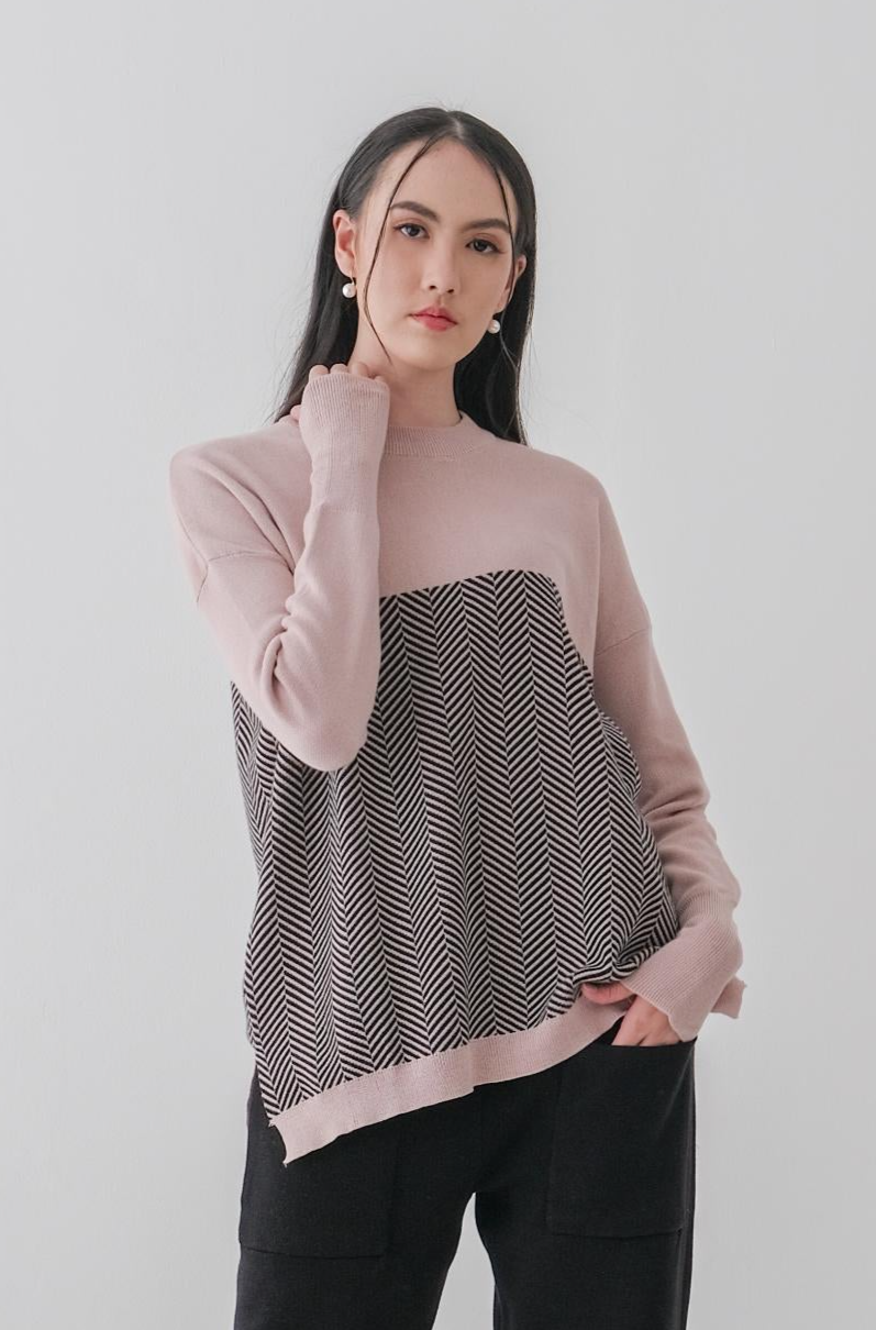 Fay Knitted Blouse Atasan Wanita