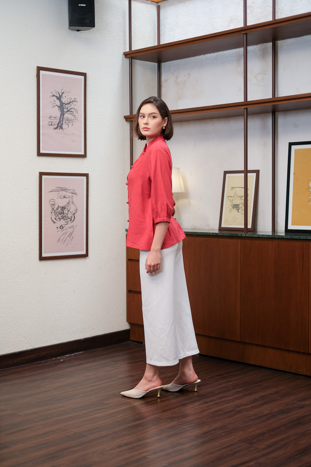Asiro Vixena Kemeja Blouse Pakaian Atasan Wanita Linen