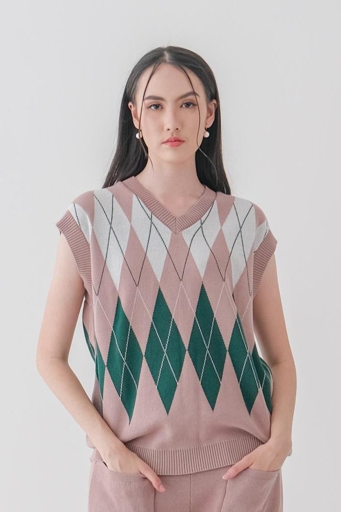 Asiro Yara Knitted Blouse Atasan Wanita