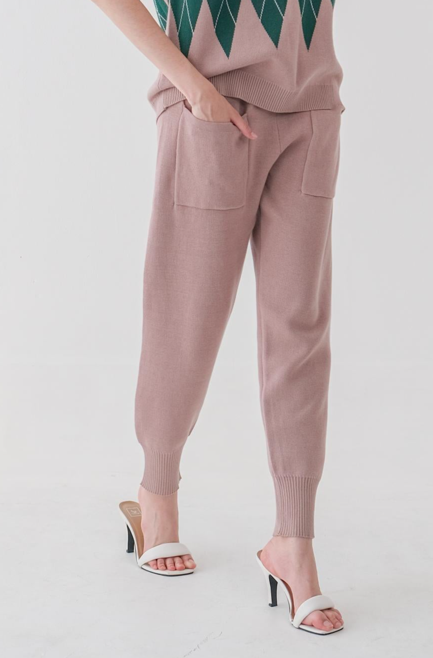 Abel Knitted Pants Celana Wanita