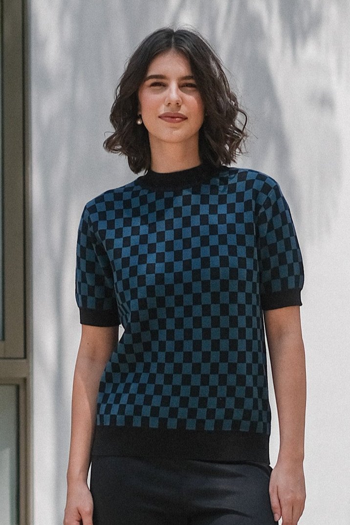 Asiro Narea Knitted Blouse Atasan Wanita