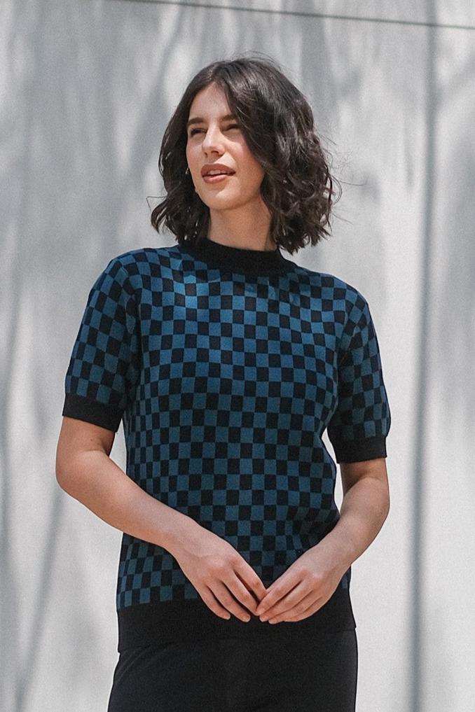 Asiro Narea Knitted Blouse Atasan Wanita
