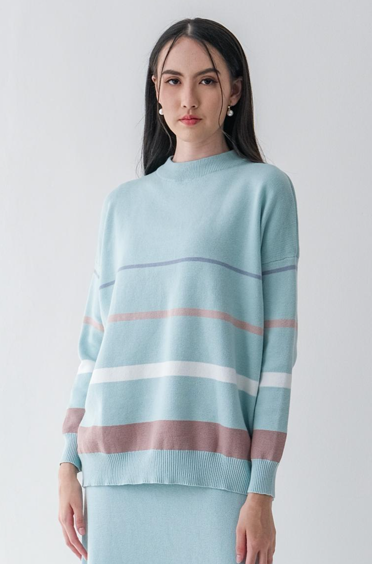 Ghia Knitted Blouse Atasan Wanita