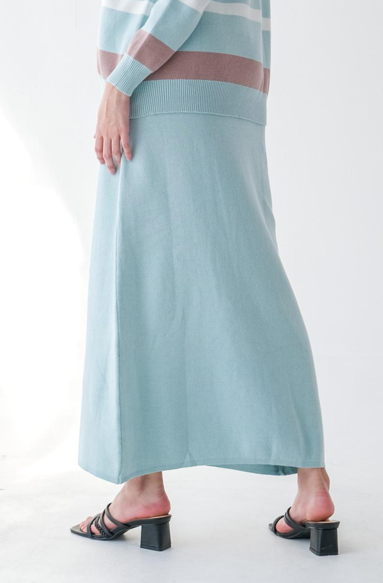 Zeva Knitted Skirt Rok Wanita