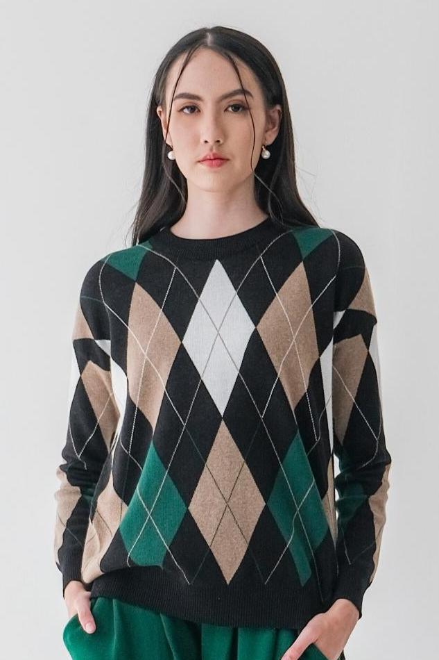Asiro Brenda Knitted Blouse Atasan Wanita