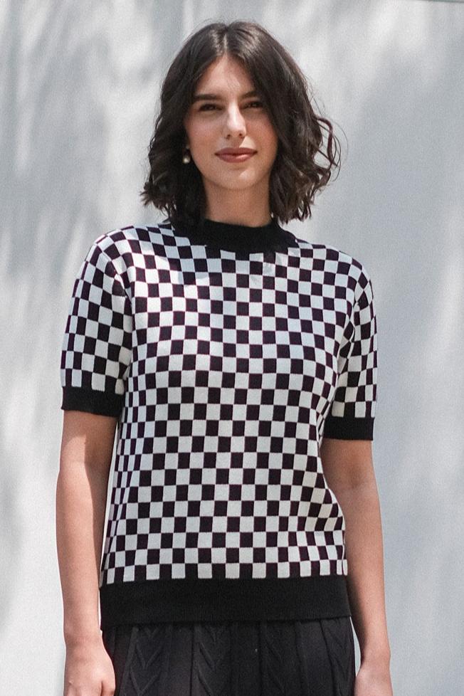 Asiro Narea Knitted Blouse Atasan Wanita