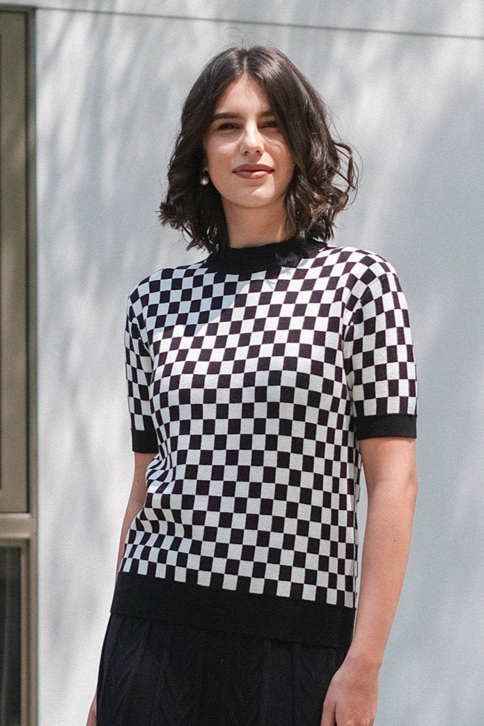 Asiro Narea Knitted Blouse Atasan Wanita