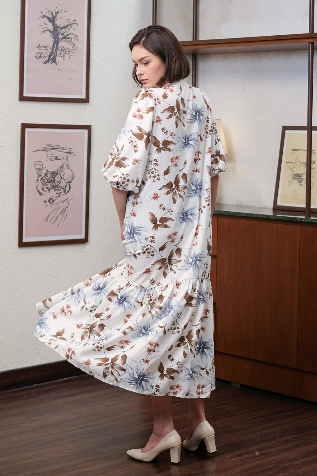 Asiro Hira Linen Dress Pakaian Wanita