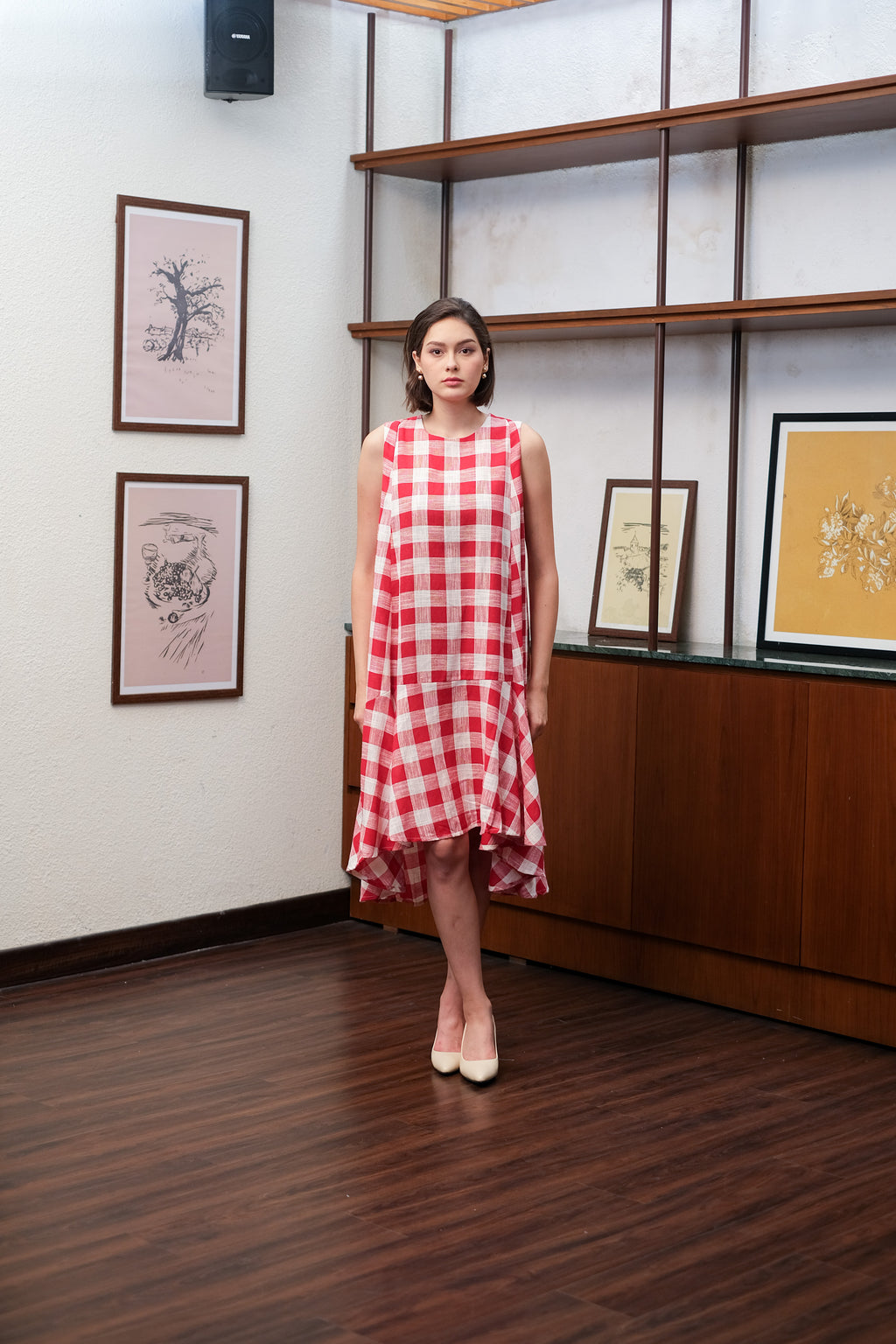 Asiro Erina Dress Pakaian Wanita Tanpa Lengan