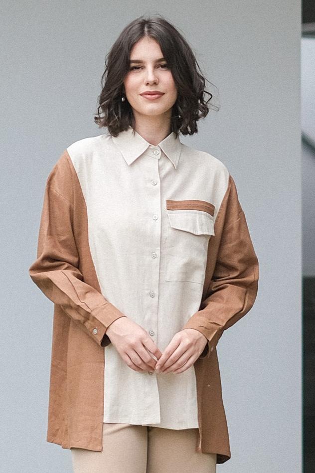 Asiro Delya Top Linen Atasan Wanita
