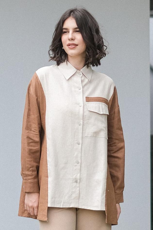 Asiro Delya Top Linen Atasan Wanita
