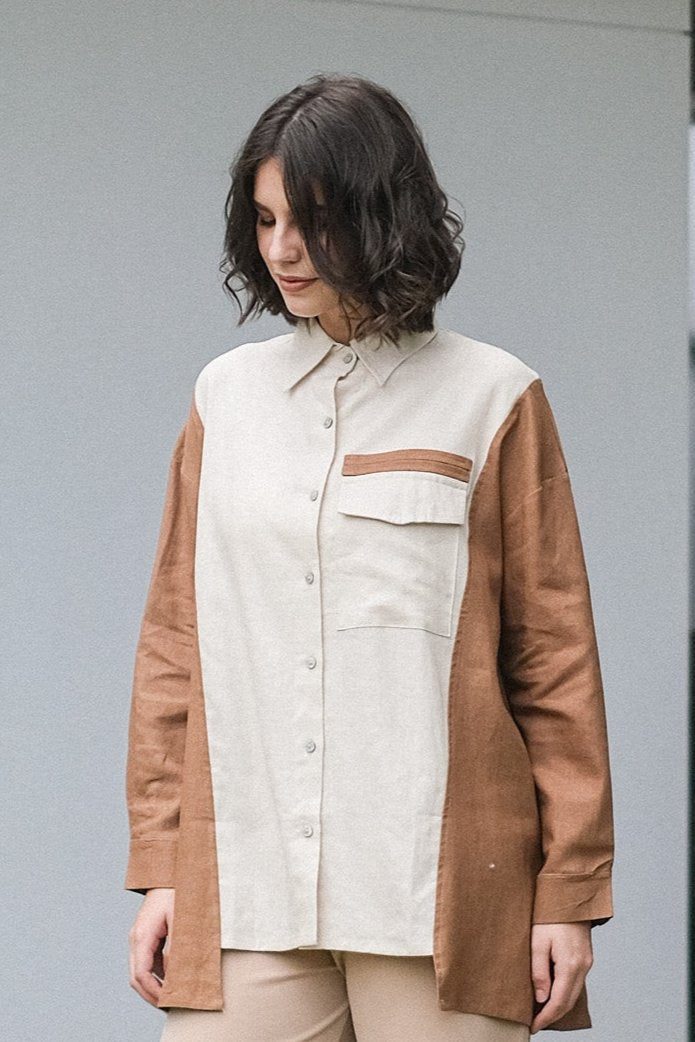 Asiro Delya Top Linen Atasan Wanita