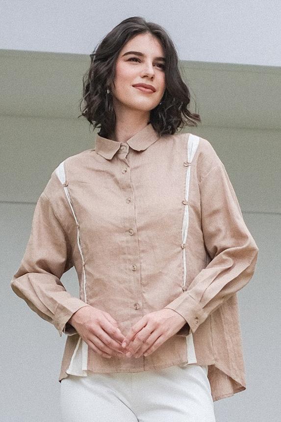 Asiro Mefira Top Linen Atasan Wanita