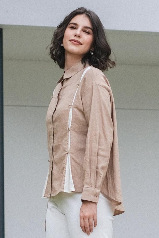 Asiro Mefira Top Linen Atasan Wanita