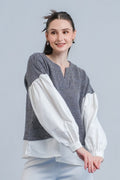 Asiro Zamora Linen Blouse Atasan Wanita