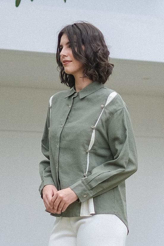 Asiro Mefira Top Linen Atasan Wanita