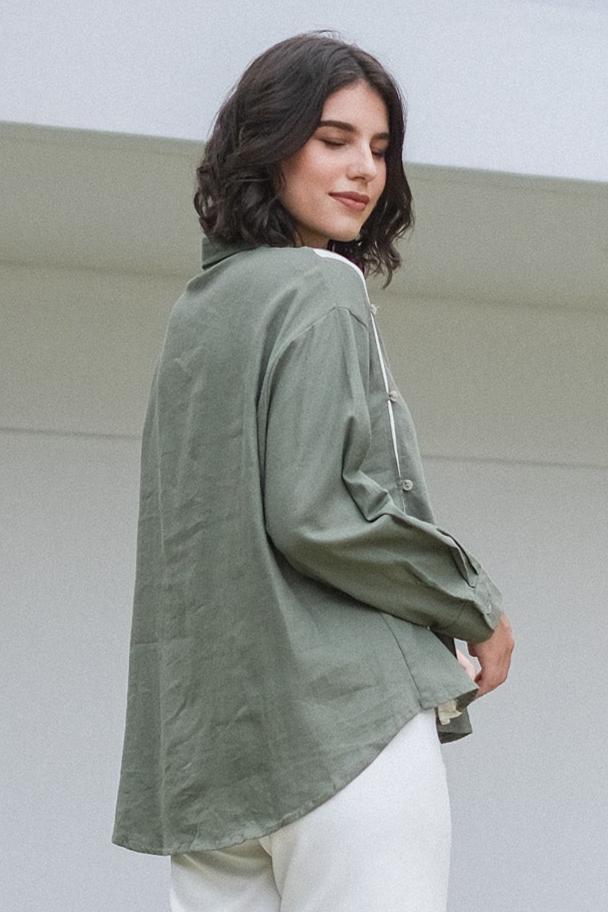 Asiro Mefira Top Linen Atasan Wanita