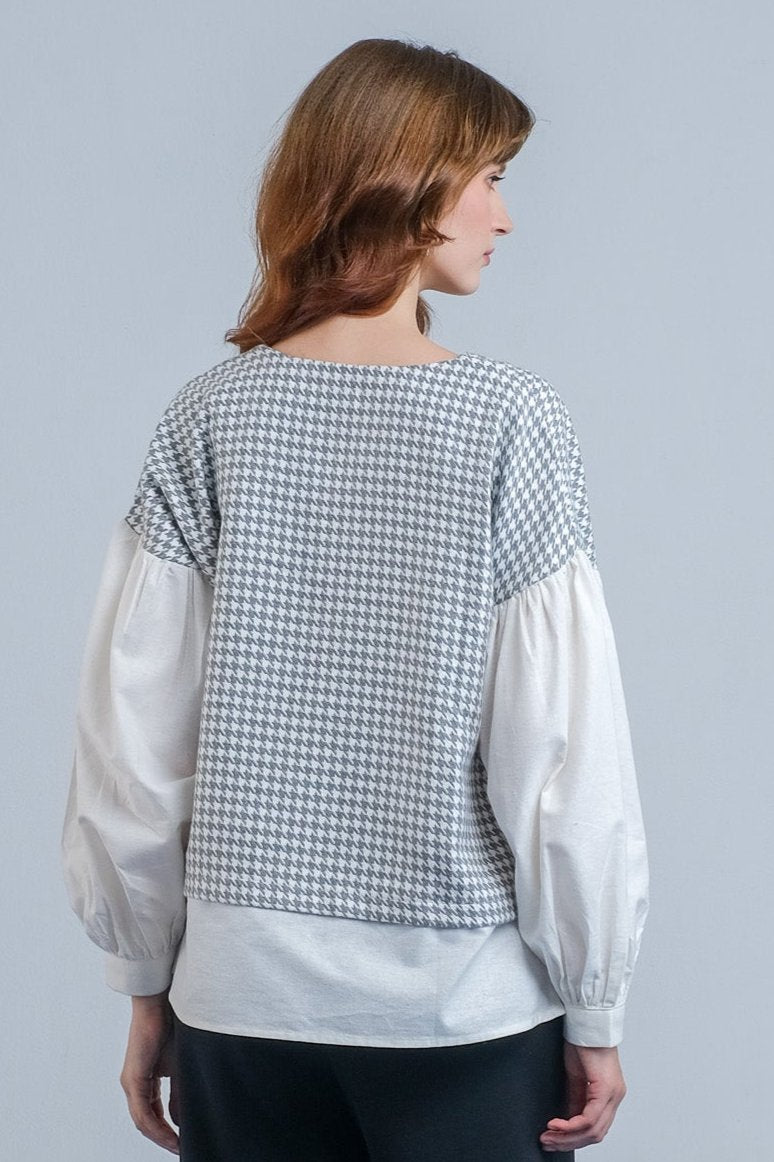 Asiro Zamora Linen Blouse Atasan Wanita