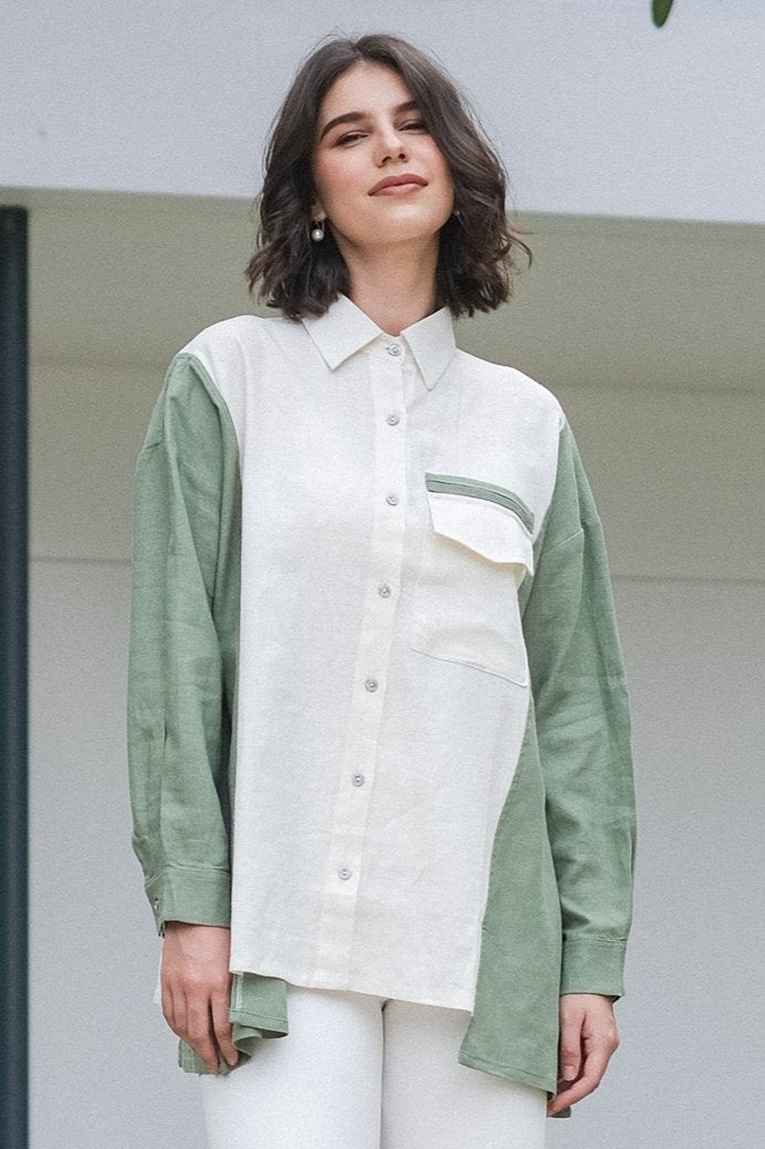 Asiro Delya Top Linen Atasan Wanita