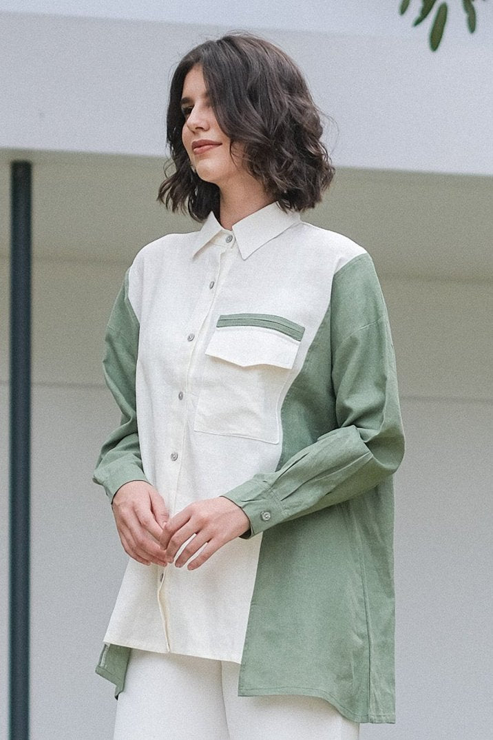 Asiro Delya Top Linen Atasan Wanita