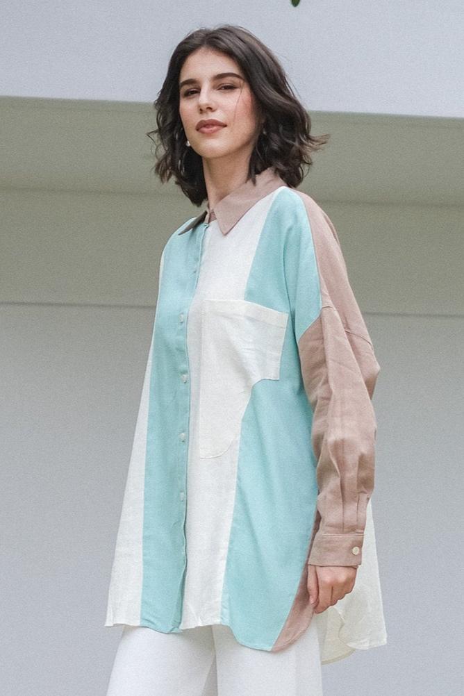 Asiro Arin Top Linen Atasan Wanita
