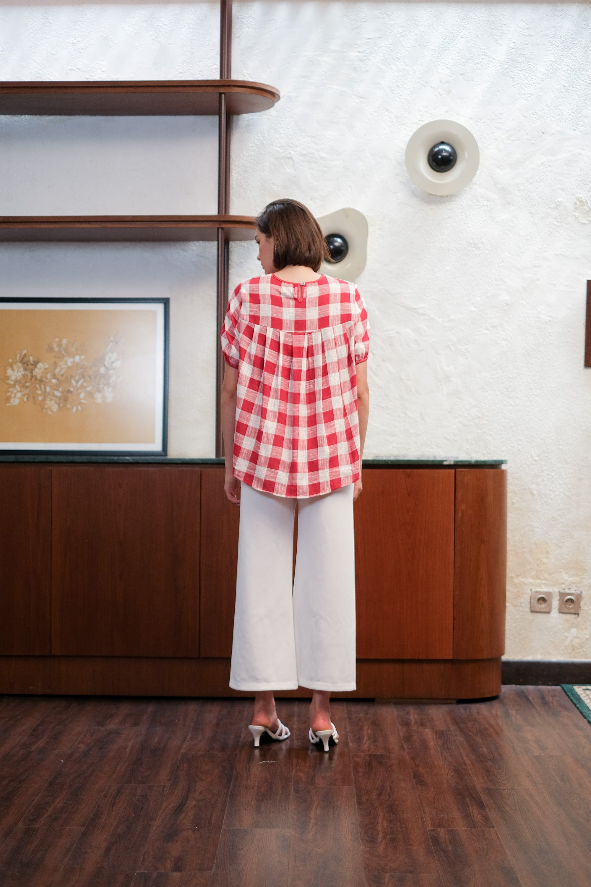 Asiro Greesa Blouse Pakaian Wanita Atasan Linen