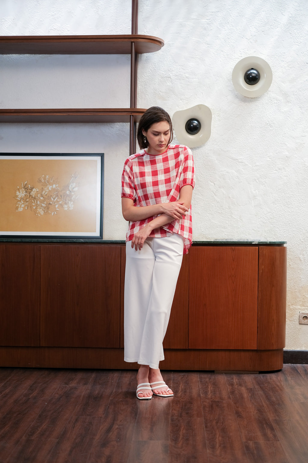 Asiro Greesa Blouse Pakaian Wanita Atasan Linen