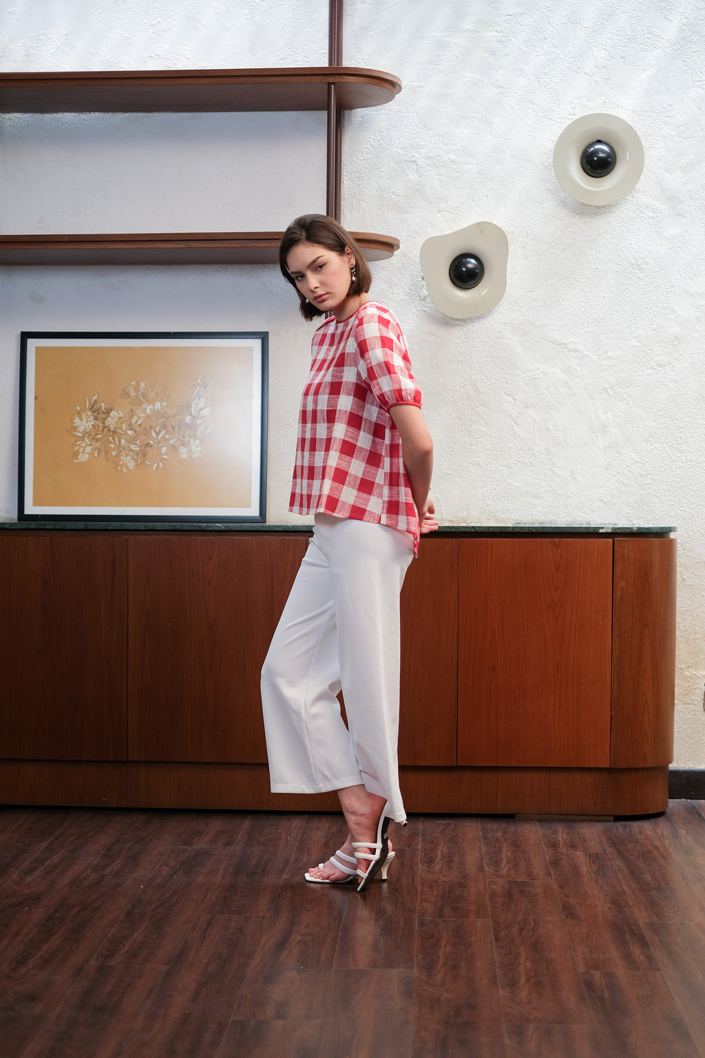 Asiro Greesa Blouse Pakaian Wanita Atasan Linen