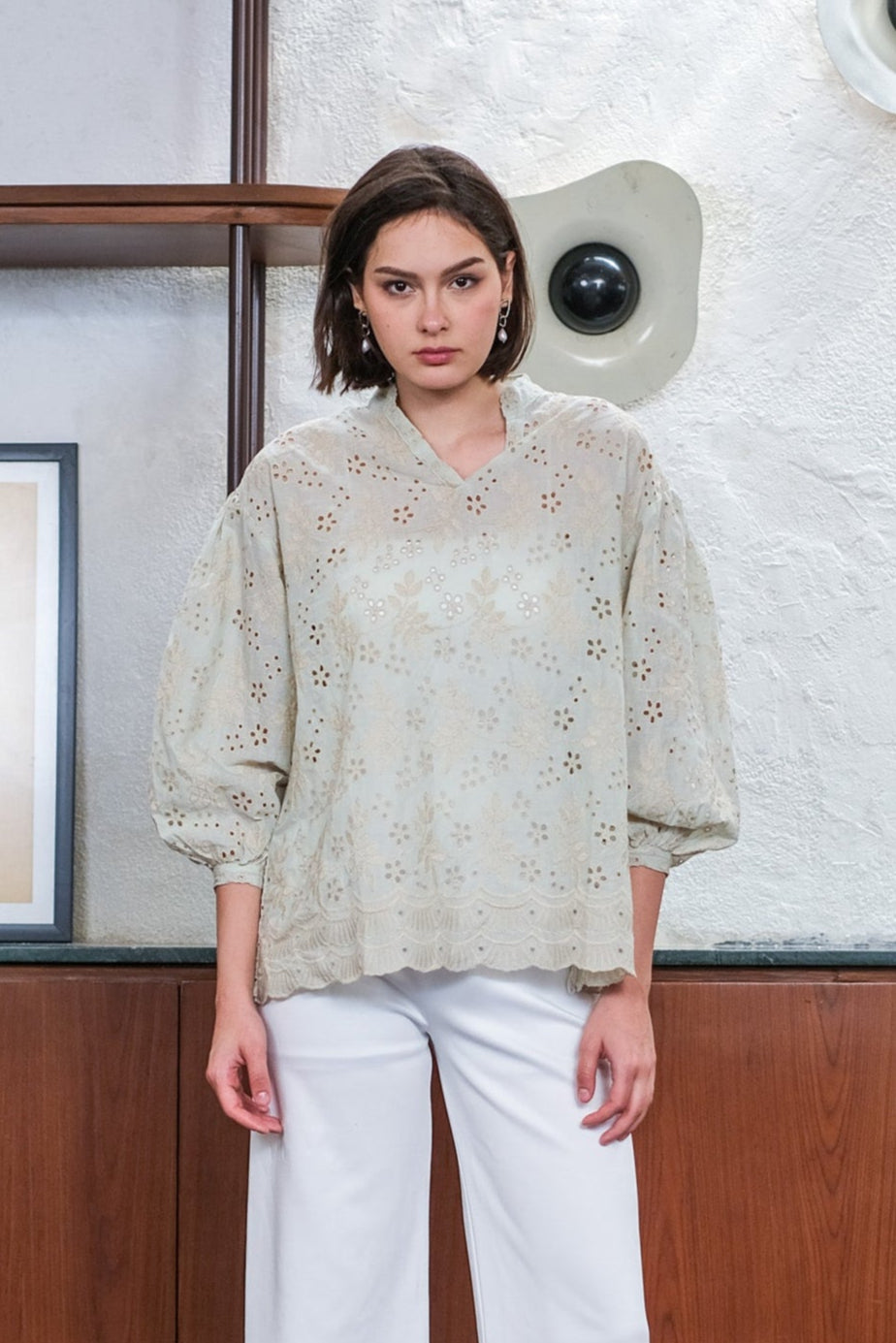 Asiro Afreen Blouse Atasan Wanita Linen
