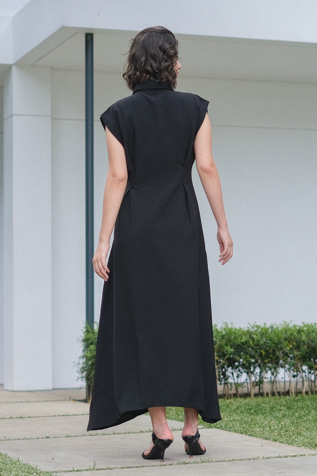 Asiro Alesha Dress Linen Atasan Wanita