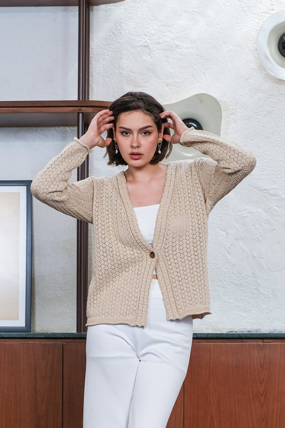 Asiro Ravena Knitted Outwear Atasan Wanita