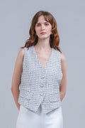 Asiro Revery Vest Tweed Atasan Wanita