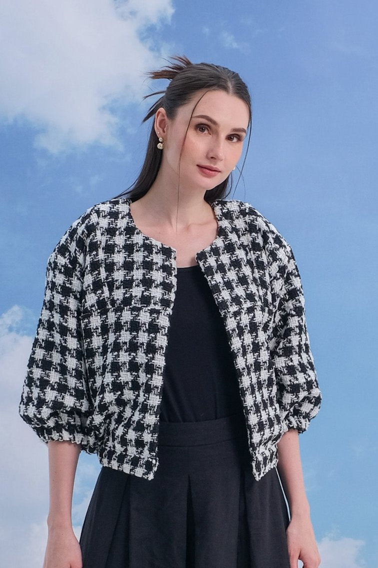 Asiro Zaleya Tweed Outerwear Atasan Wanita