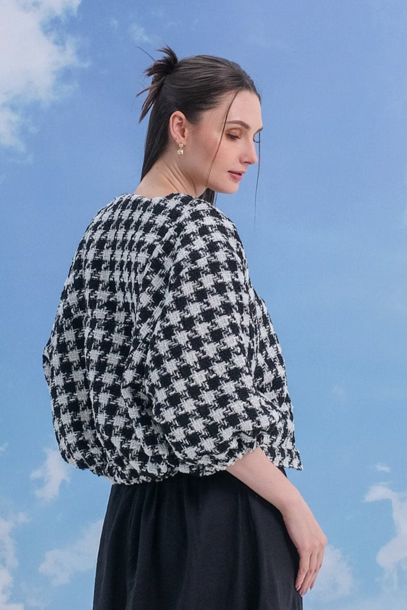 Asiro Zaleya Tweed Outerwear Atasan Wanita