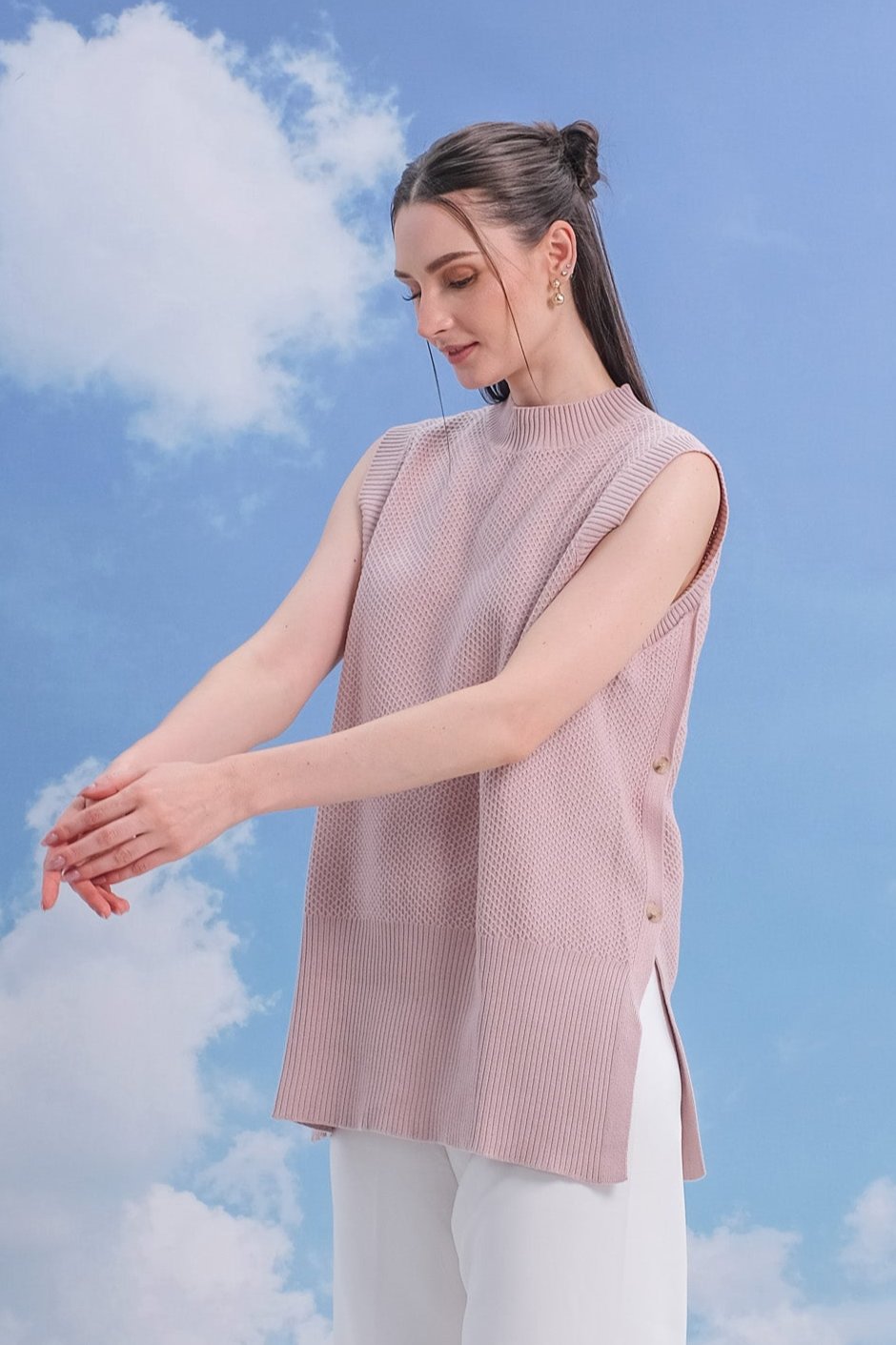 Asiro Emely Knitted Blouse Atasan Wanita