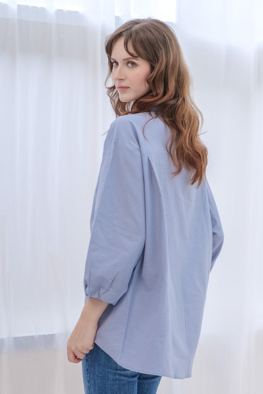 Asiro Kerry Top Linen Atasan Wanita