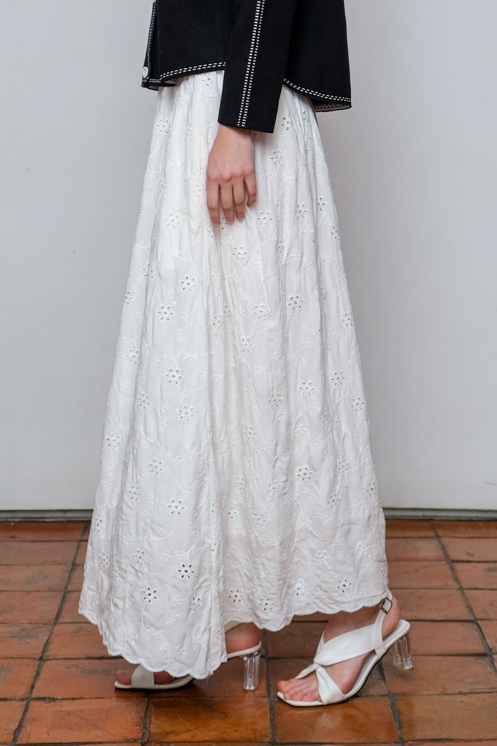 Asiro Feroza Bottom Skirt Bawahan Wanita Cotton Bordir