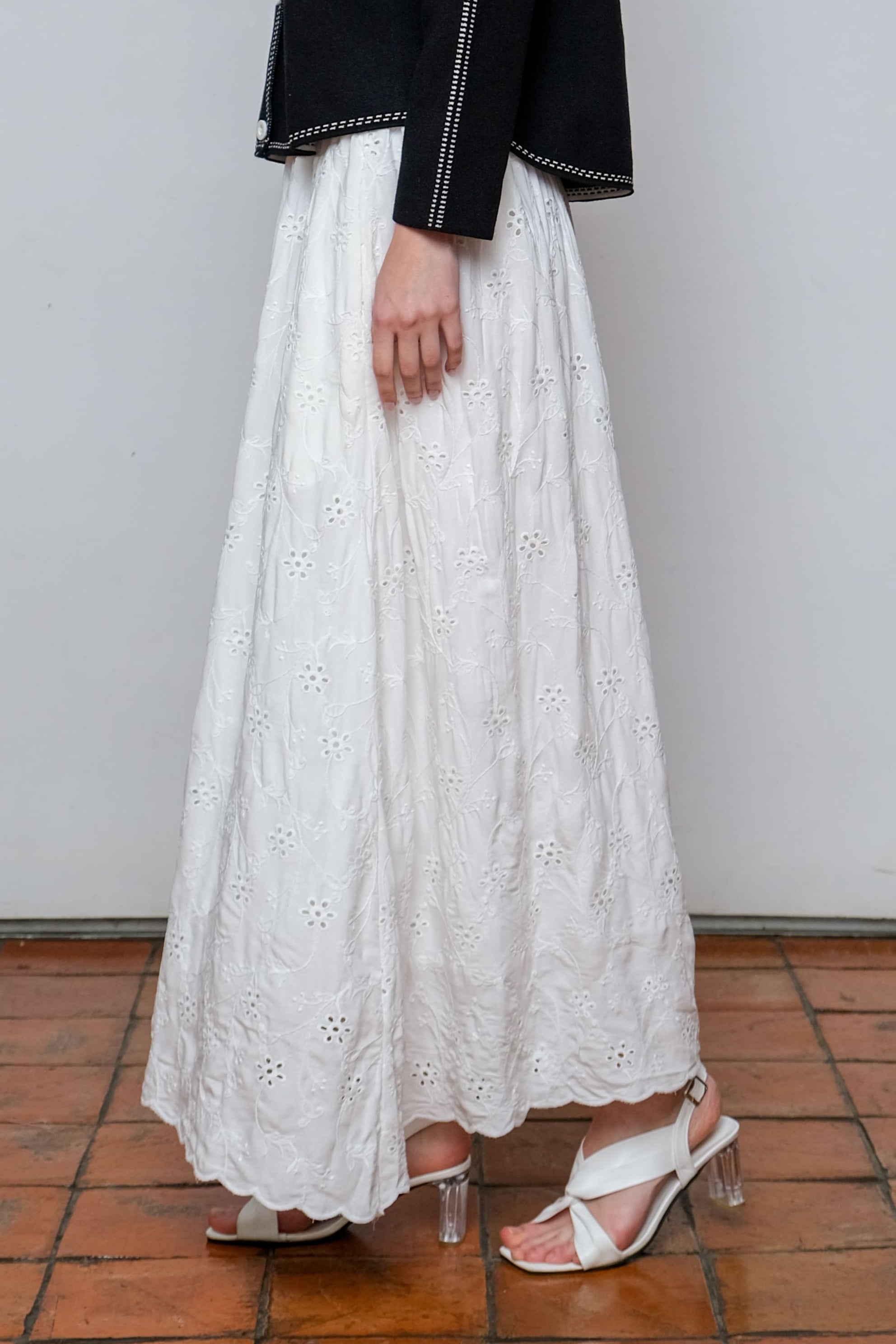 Asiro Feroza Bottom Skirt Bawahan Wanita Cotton Bordir