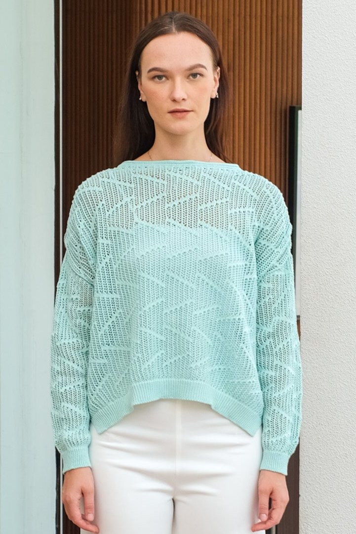 Asiro Unice Knitted Blouse Atasan Wanita