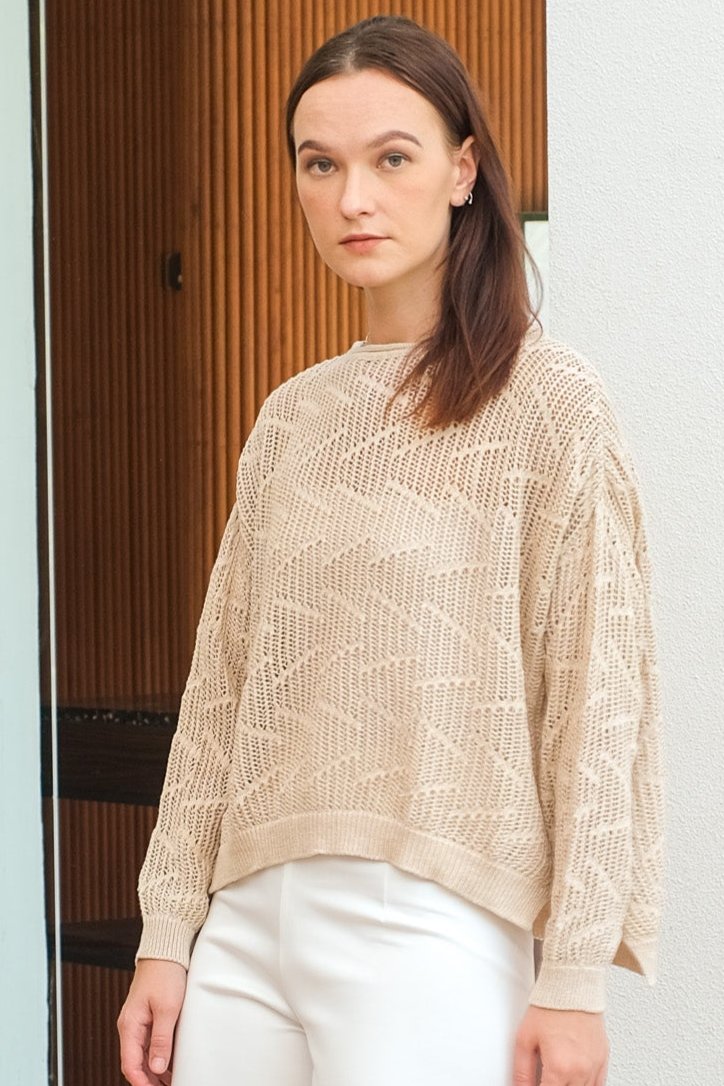Asiro Unice Knitted Blouse Atasan Wanita